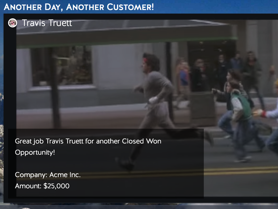 sales tv notifications