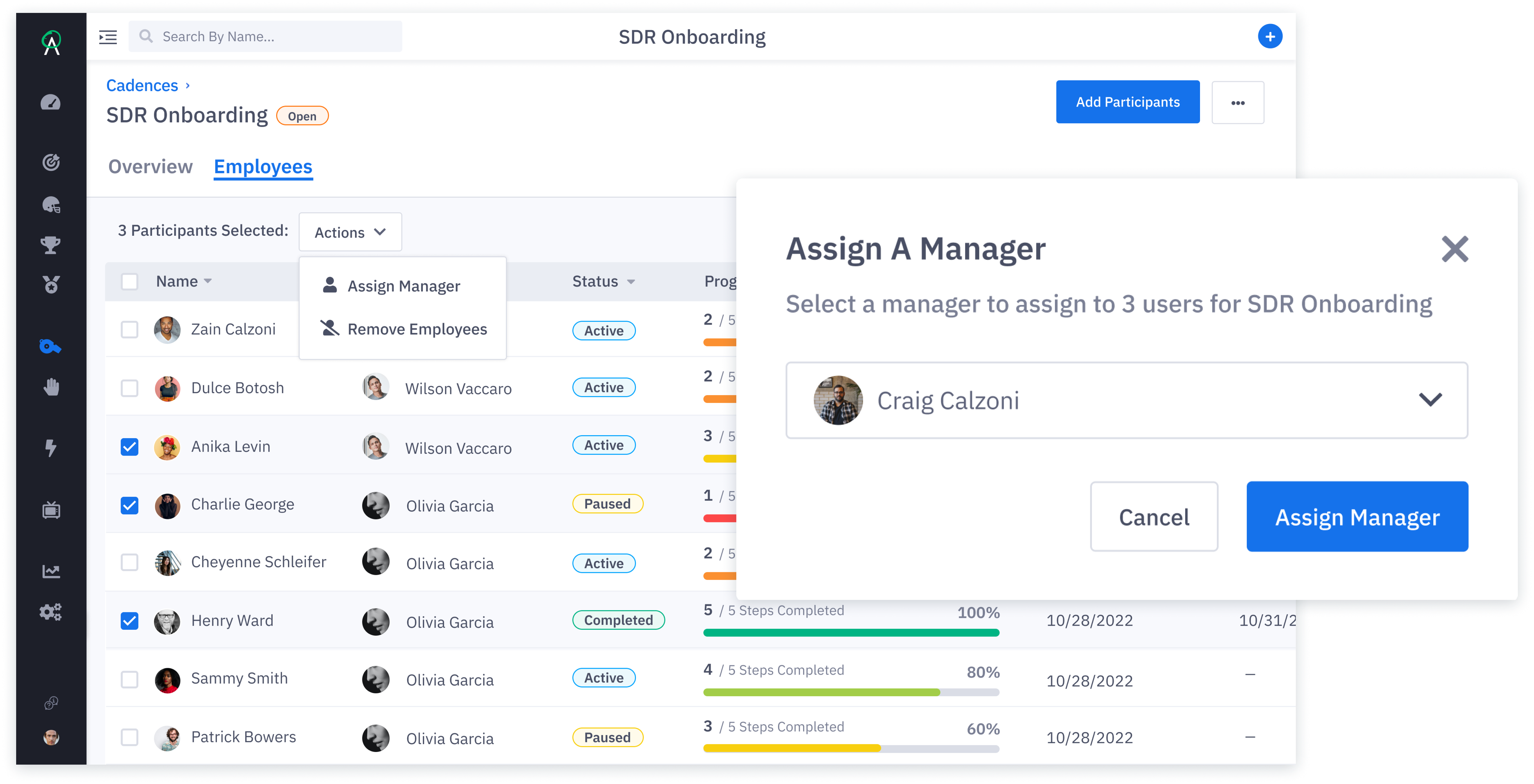 Report on Rep Progress and Program Effectiveness
