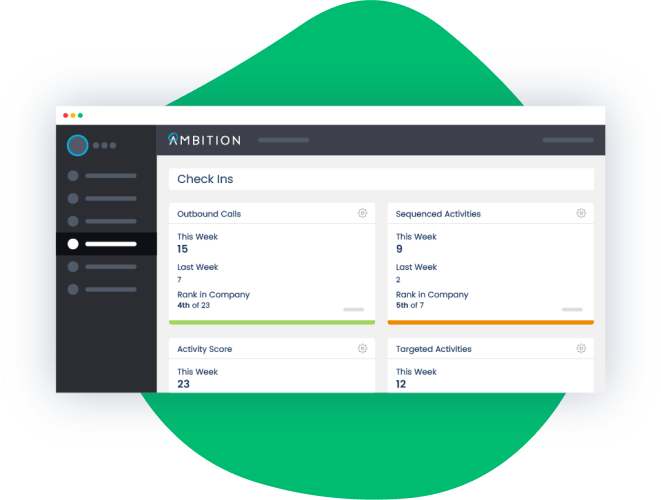 sales coaching check-in graphic