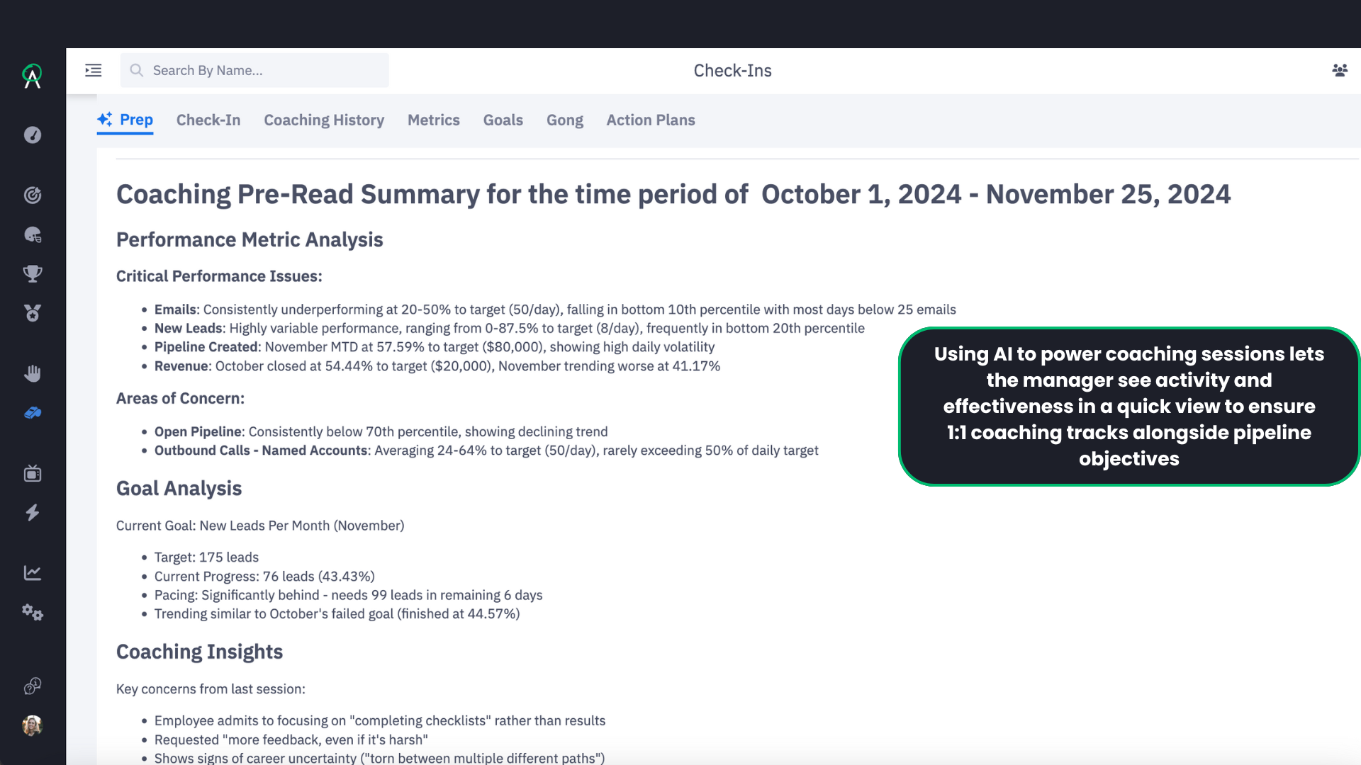 AI powered coaching 1:1