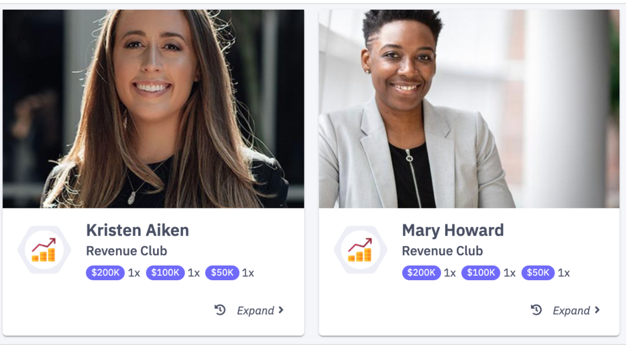 Sales Quota Attainment Award Examples